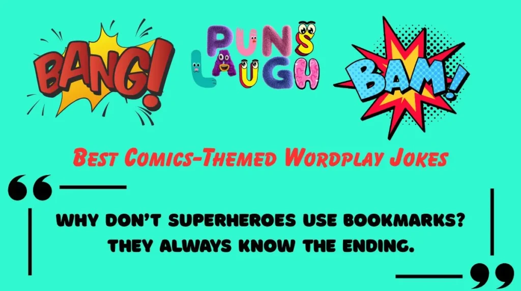 Best Comics-Themed Wordplay Jokes
