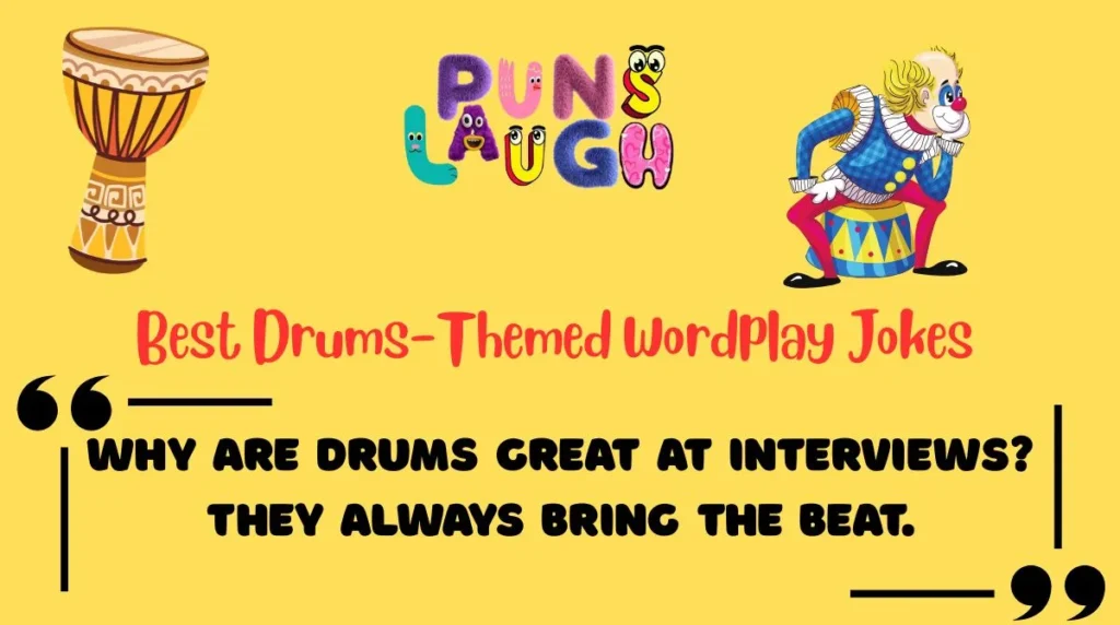  Best Drums-Themed Wordplay Jokes