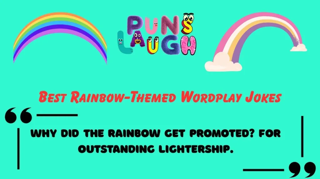 Best Rainbow-Themed Wordplay Jokes