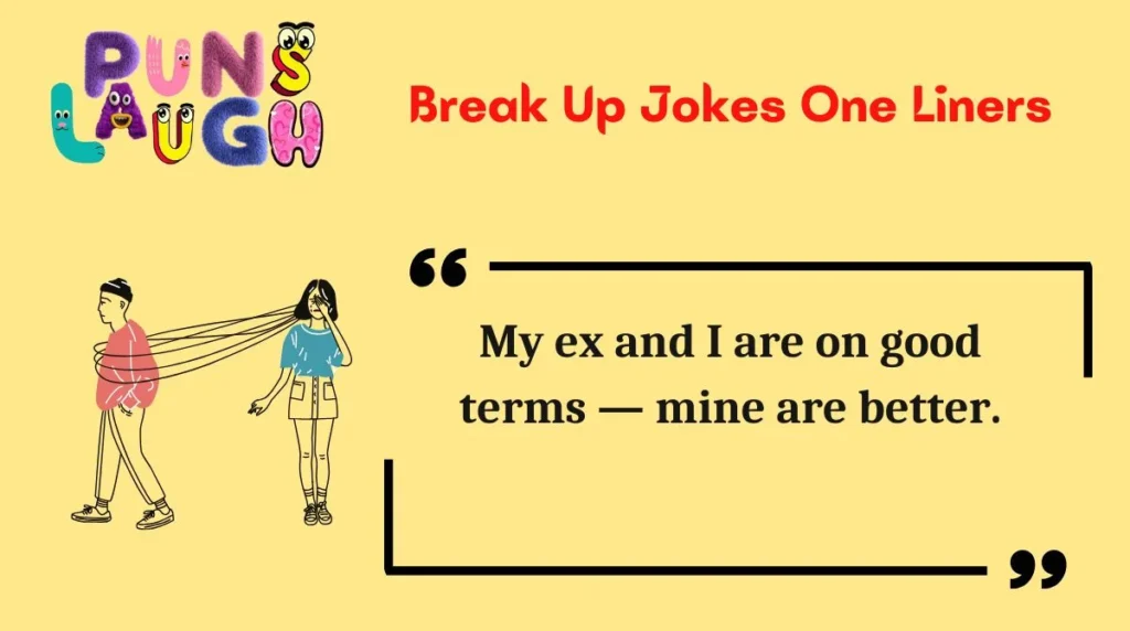 Break Up Jokes One Liners