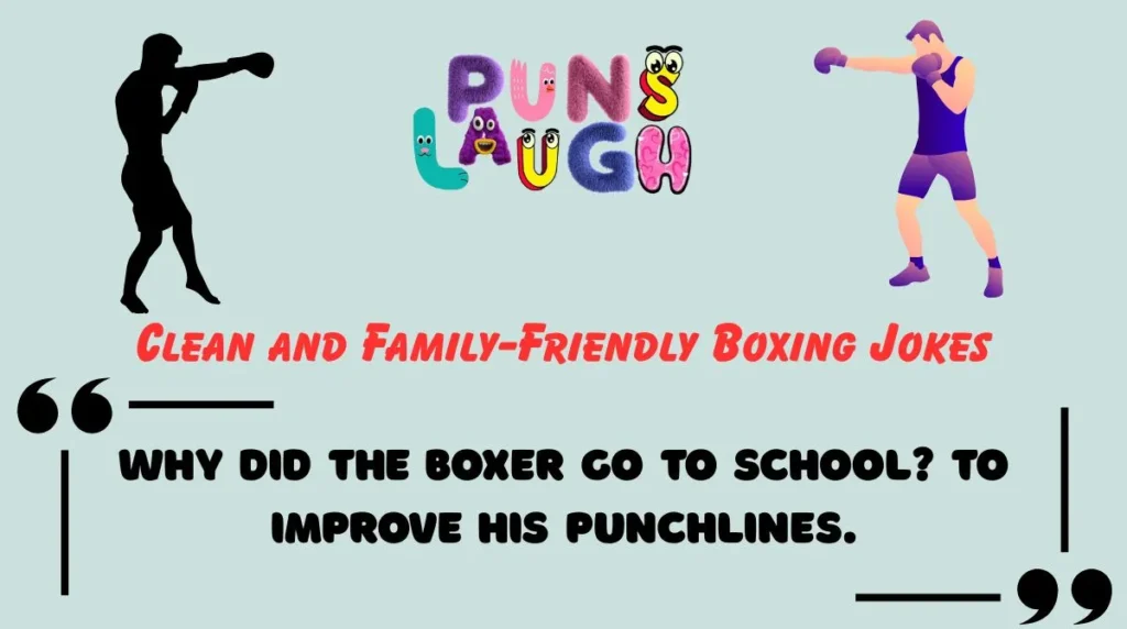 Clean and Family-Friendly Boxing Jokes