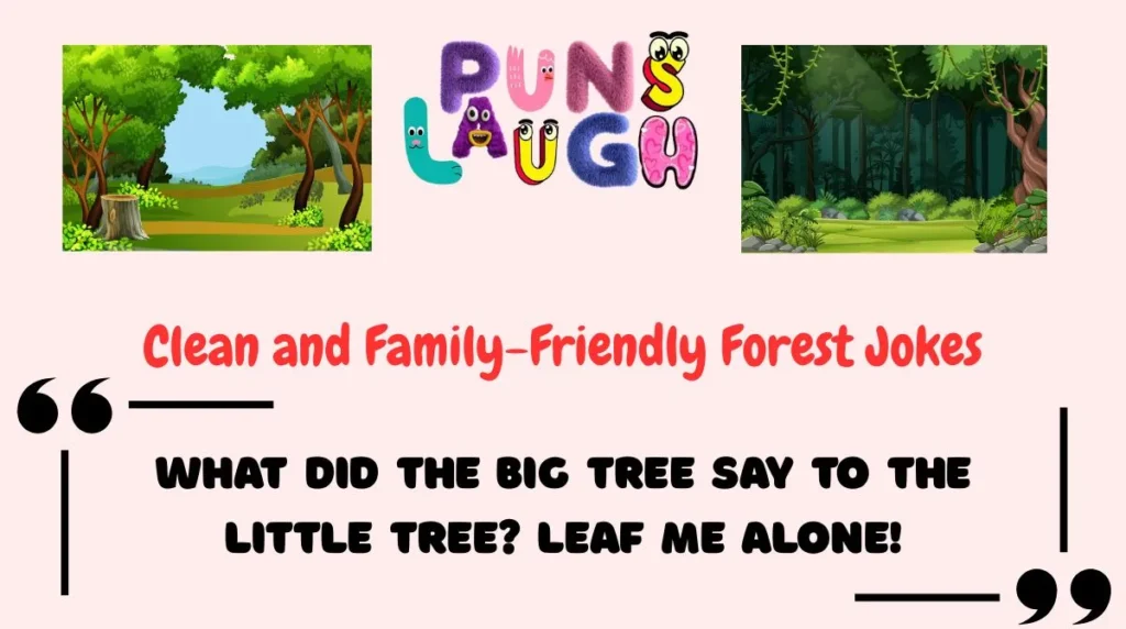 Clean and Family-Friendly Forest Jokes