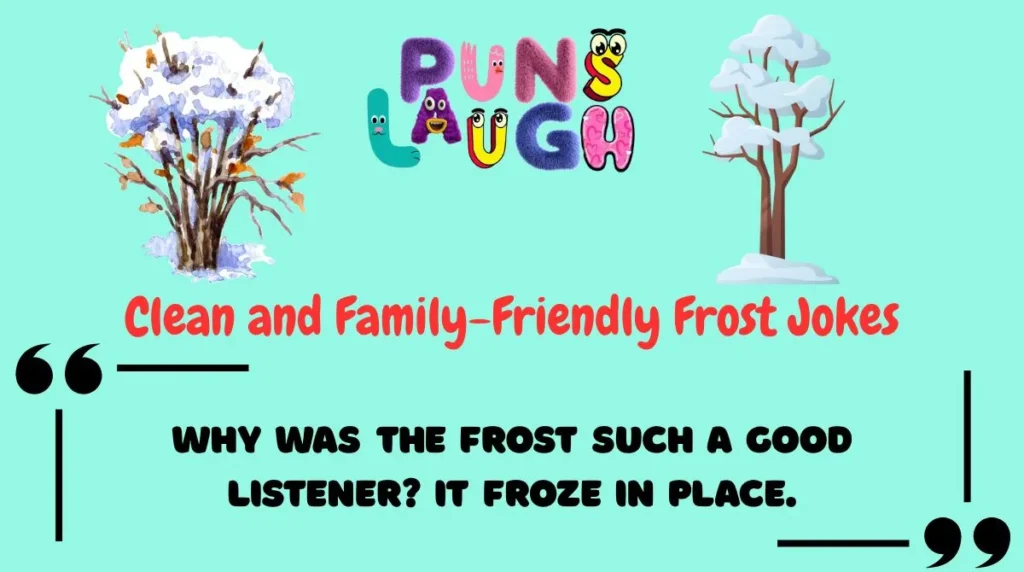 Clean and Family-Friendly Frost Jokes