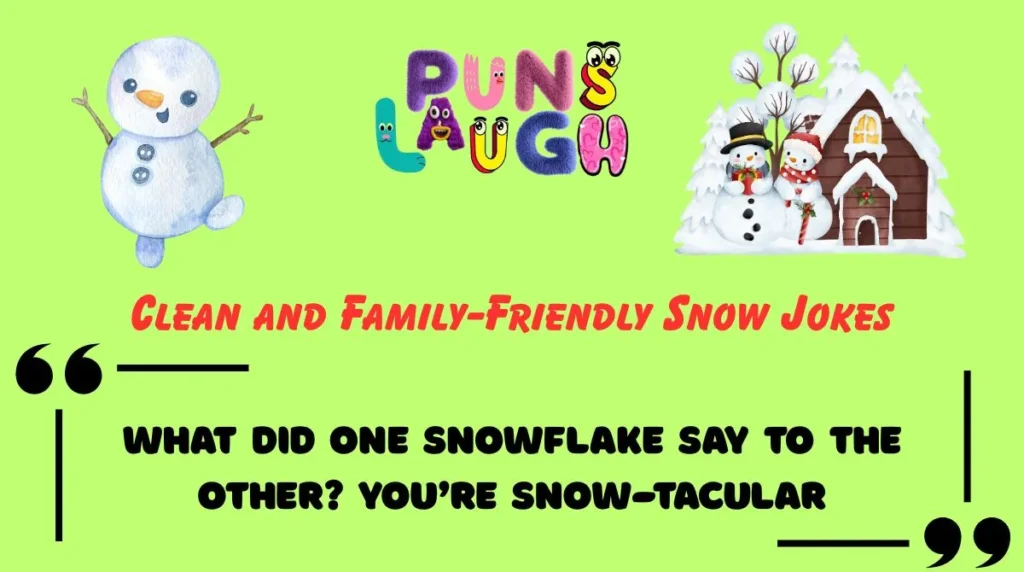Clean and Family-Friendly Snow Jokes