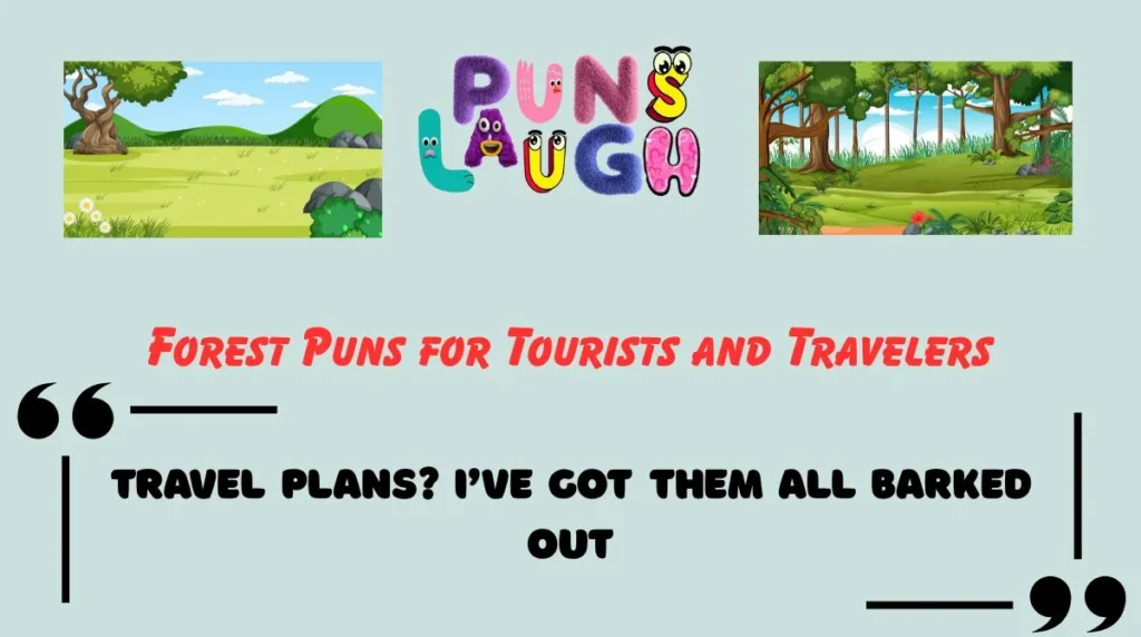 Forest Puns for Tourists and Travelers