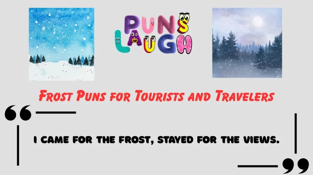 Frost Puns for Tourists and Travelers
