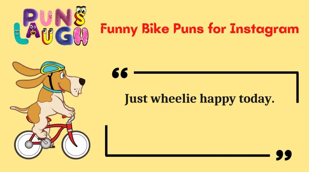 Funny Bike Puns for Instagram