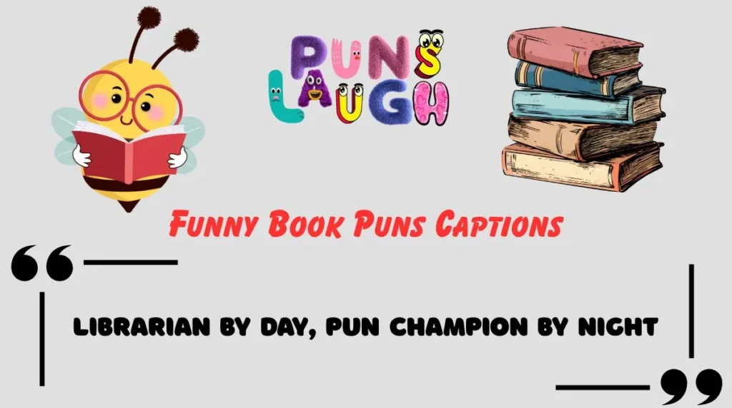Funny Book Puns Captions