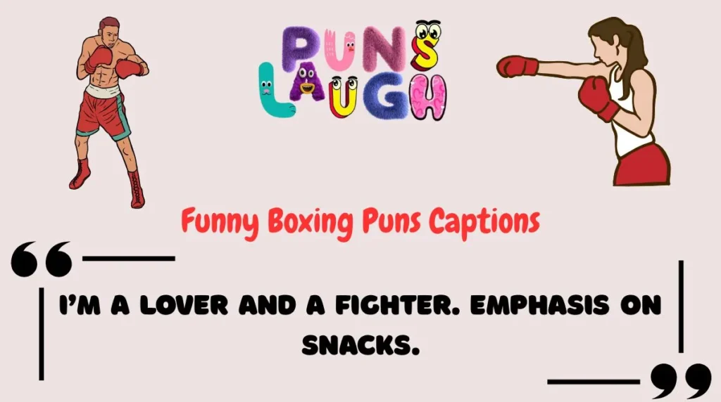 Funny Boxing Puns Captions