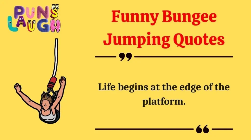 Funny Bungee Jumping Quotes