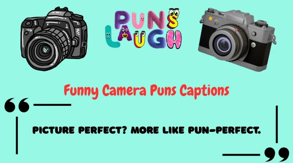 Funny Camera Puns Captions