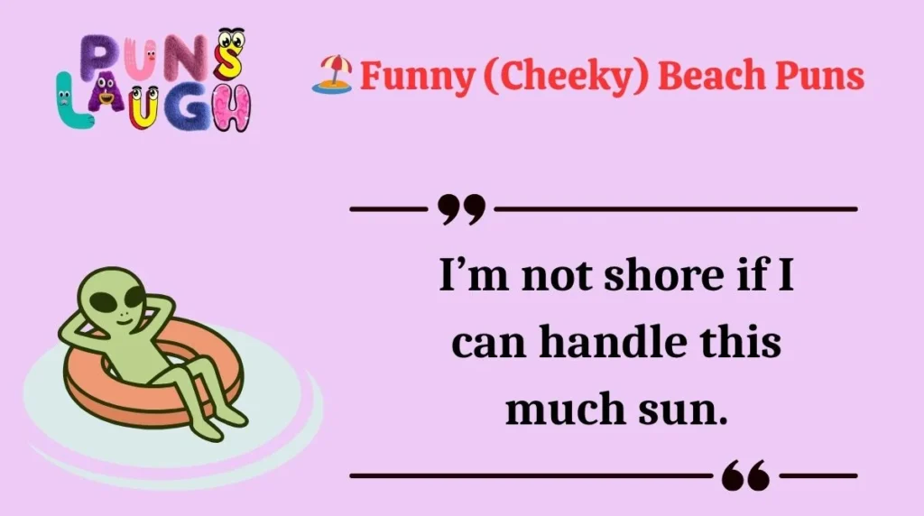  Funny (Cheeky) Beach Puns 