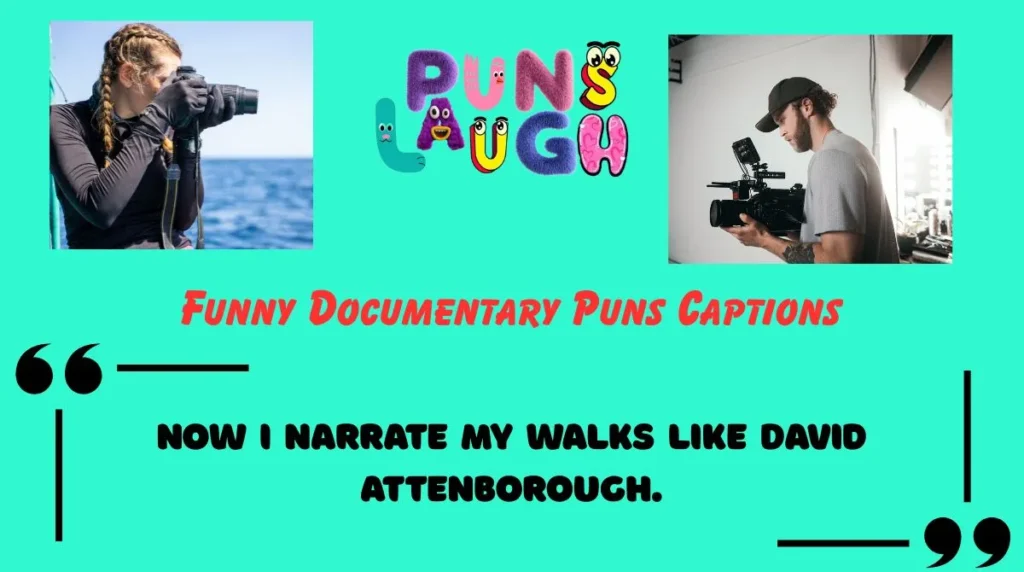 Funny Documentary Puns Captions