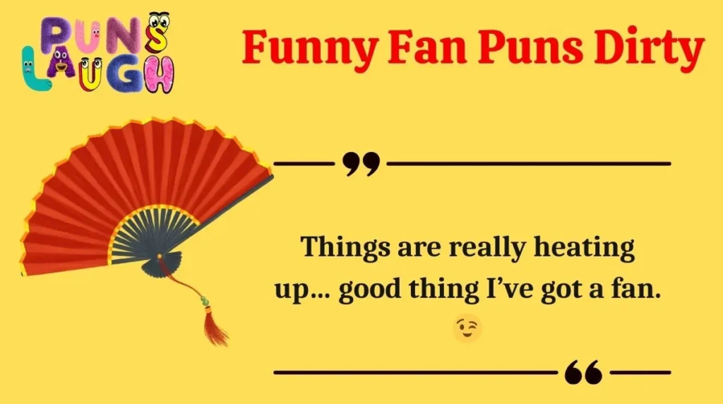 Funny Fan Puns Dirty