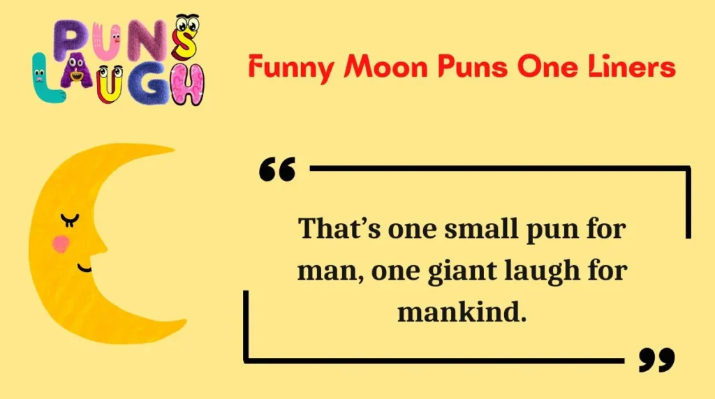 Funny Moon Puns One Liners