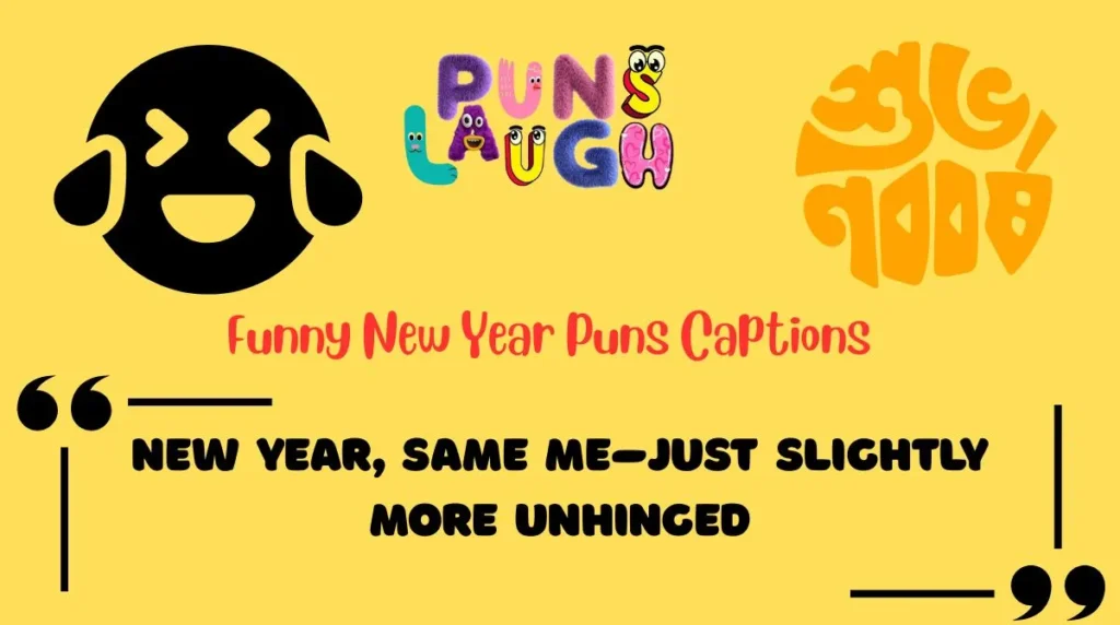 Funny New Year Puns Captions