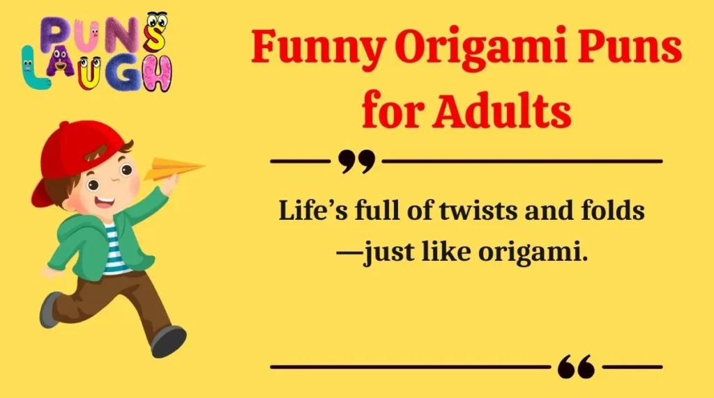 Funny Origami Puns for Adults