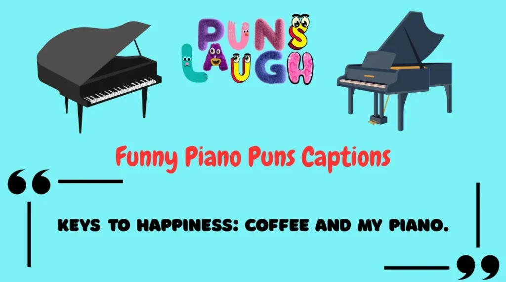 Funny Piano Puns Captions