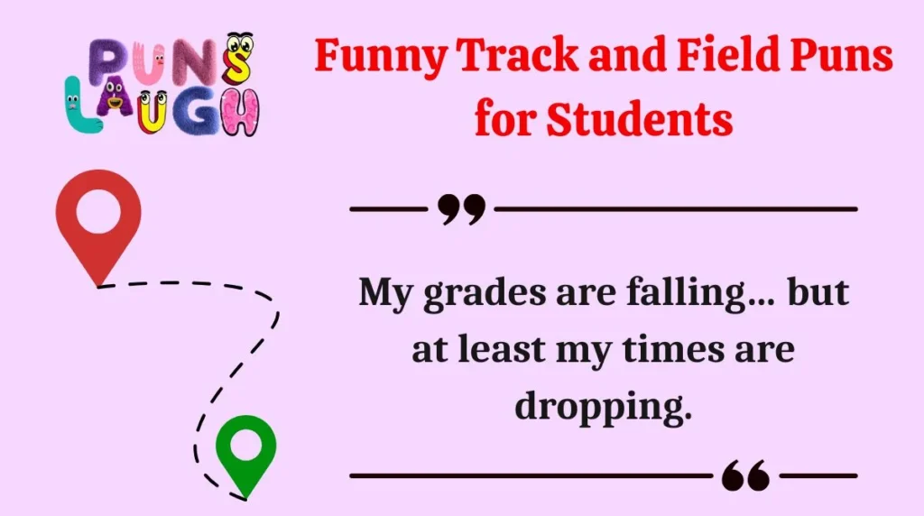 Funny Track and Field Puns for Students