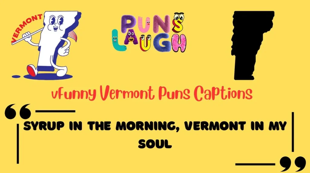 Funny Vermont Puns Captions