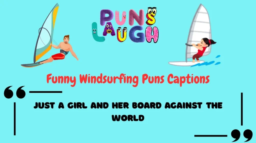 Funny Windsurfing Puns Captions