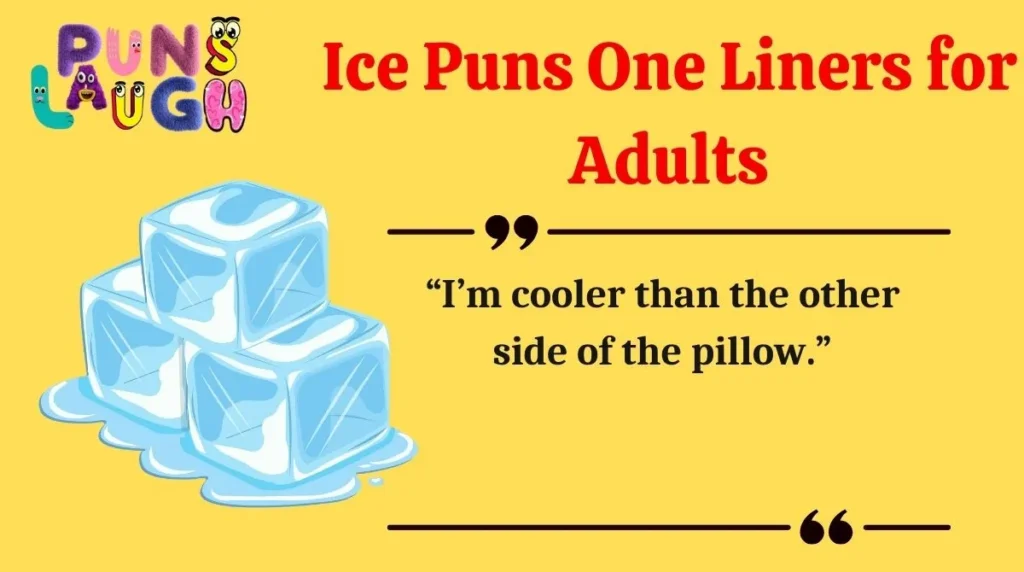 Ice Puns One Liners for Adults