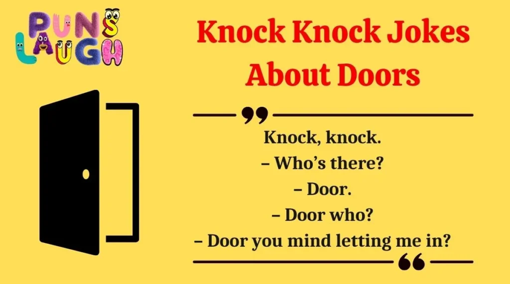 Knock Knock Jokes About Doors