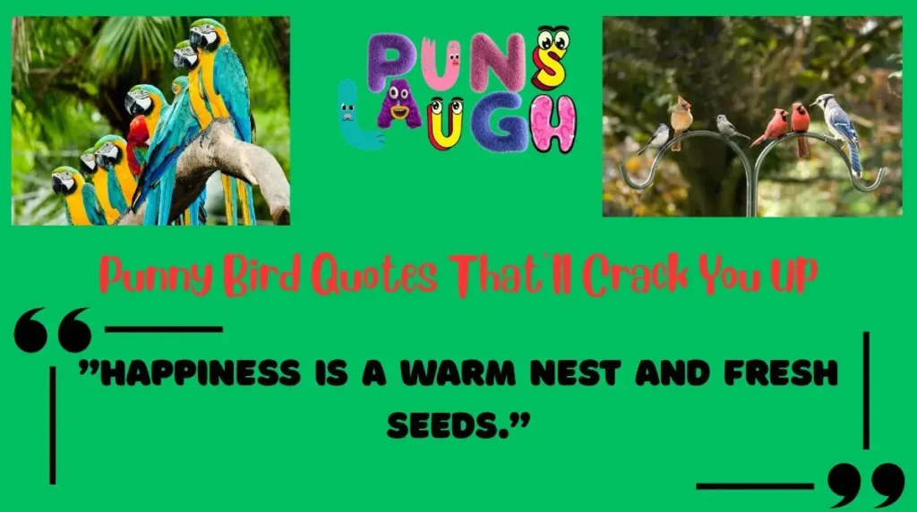 Punny Bird Quotes That’ll Crack You Up
