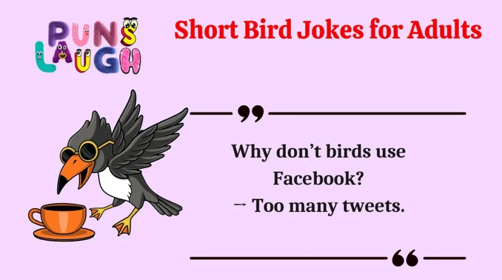 Short Bird Jokes for Adults