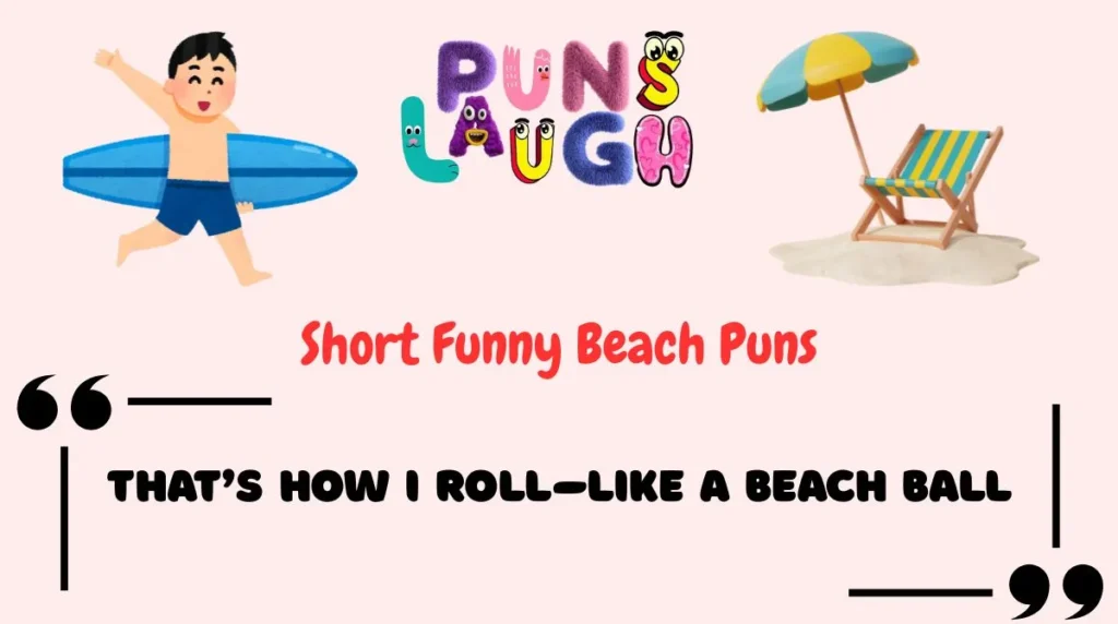 Short Funny Beach Puns