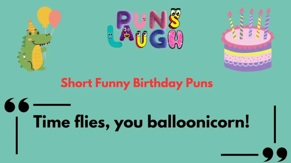 Short Funny Birthday Puns