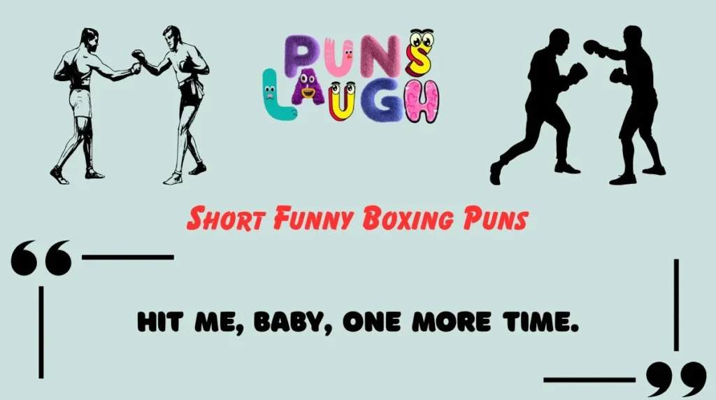 Short Funny Boxing Puns