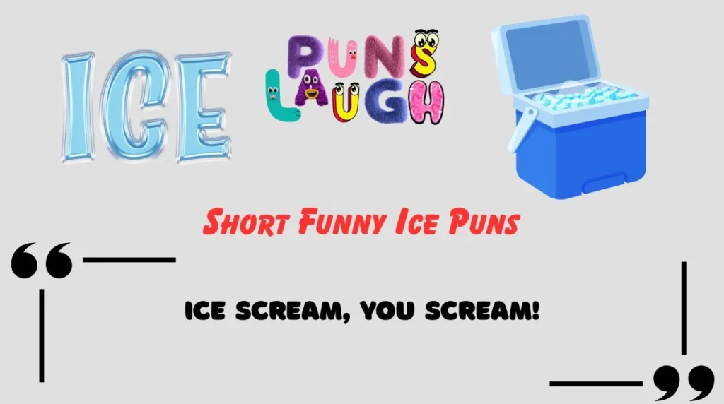 Short Funny Ice Puns