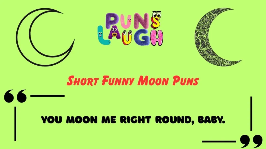 Short Funny Moon Puns
