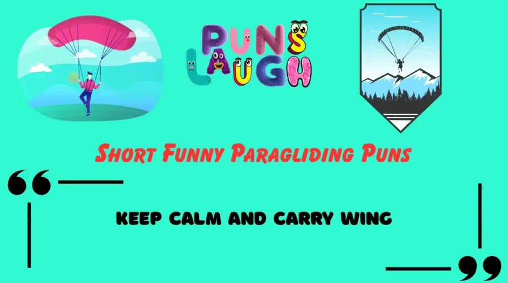 Short Funny Paragliding Puns