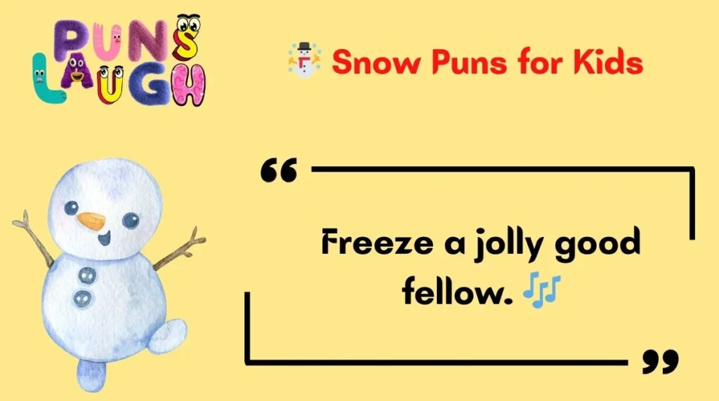  Snow Puns for Kids 