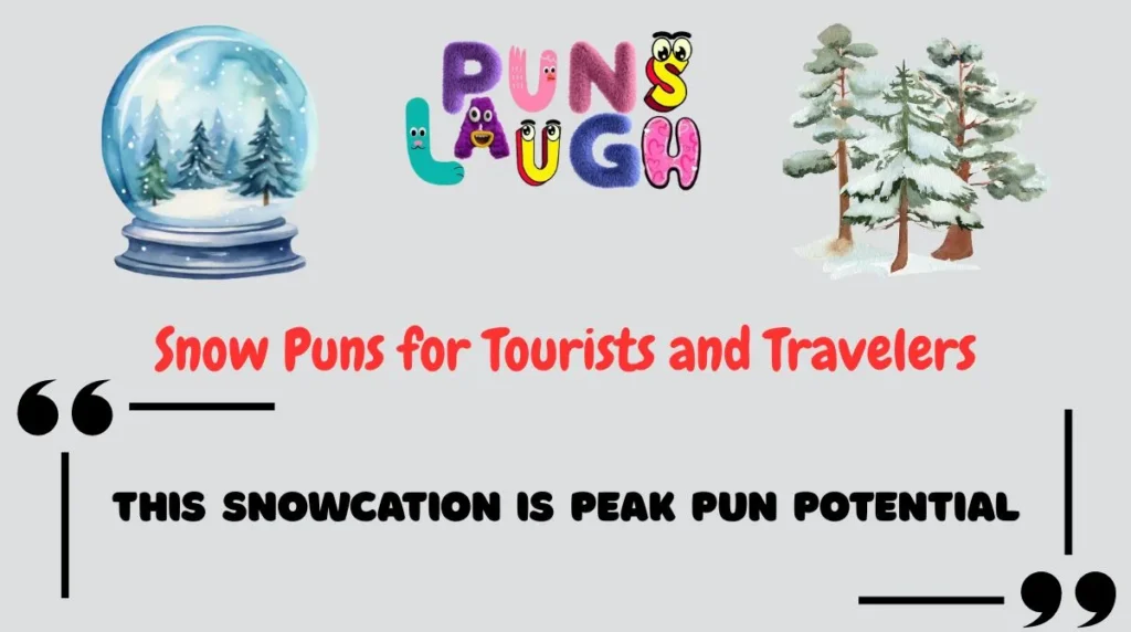 Snow Puns for Tourists and Travelers