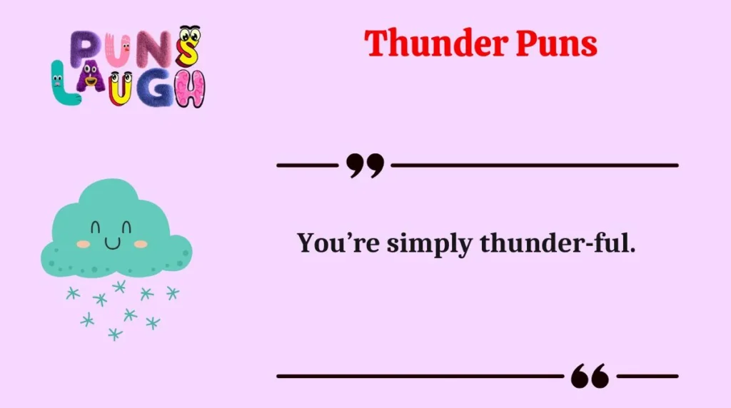  Thunder Puns