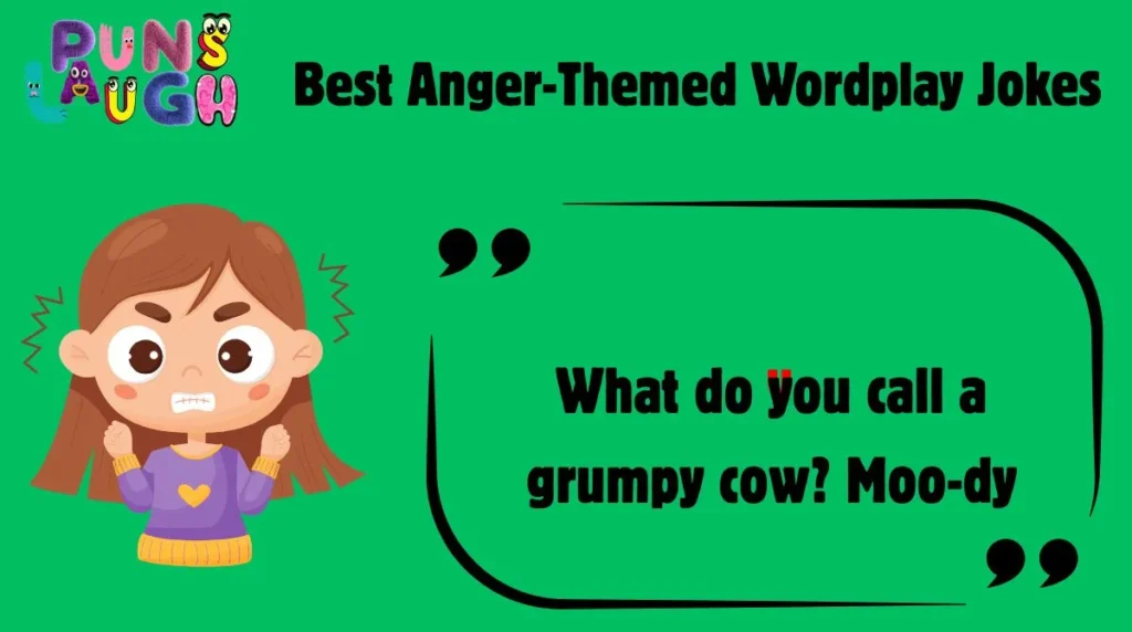 Best Anger-Themed Wordplay Jokes