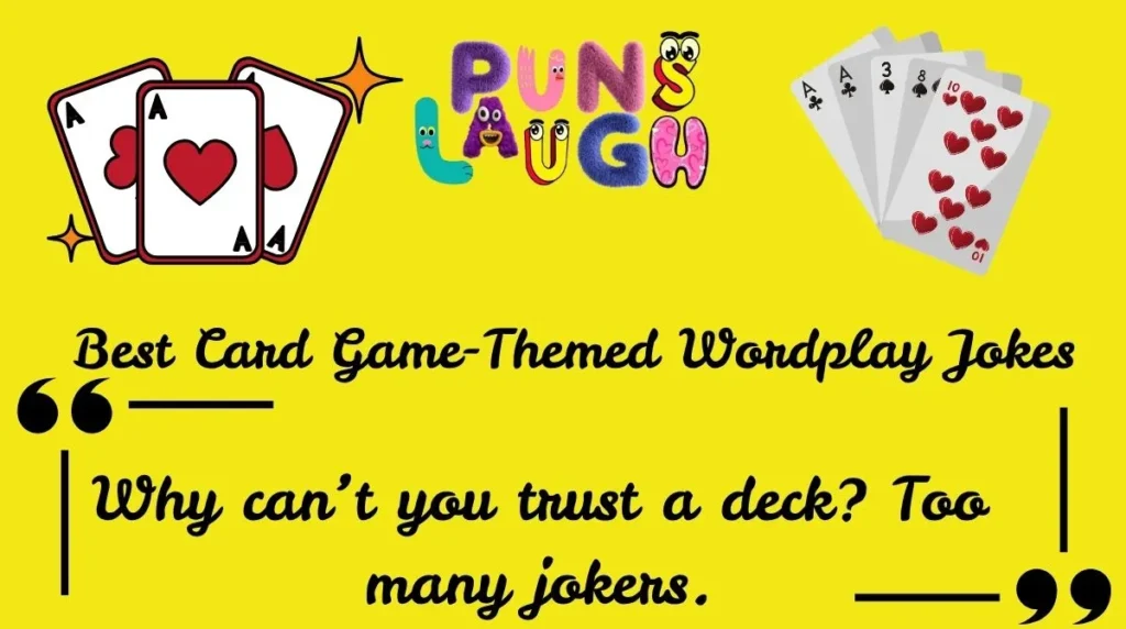 Best Card Game-Themed Wordplay Jokes