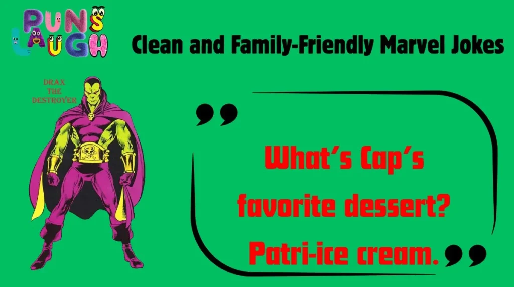 Clean and Family-Friendly Marvel Jokes
