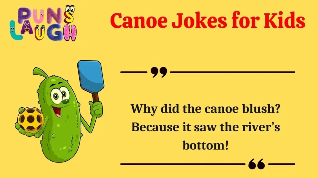 Canoe Jokes for Kids