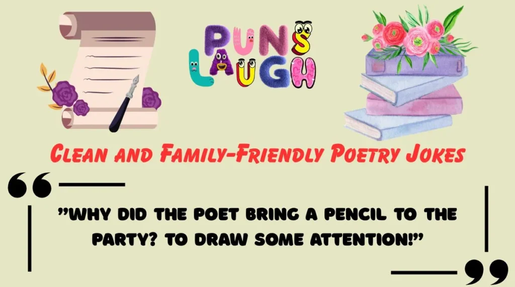 Clean and Family-Friendly Poetry Jokes