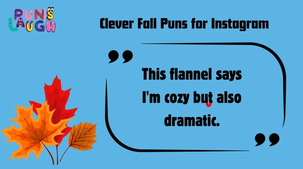 Clever Fall Puns for Instagram