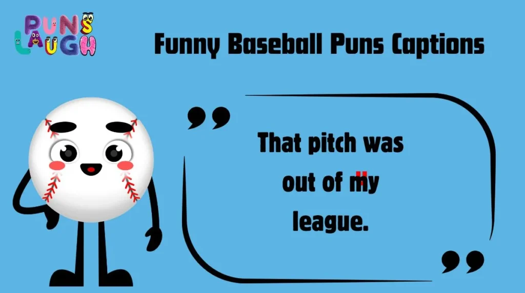 Funny Baseball Puns Captions