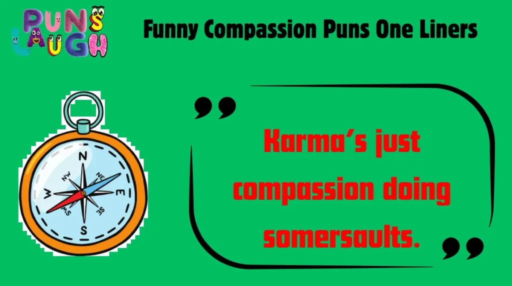 Funny Compassion Puns Captions