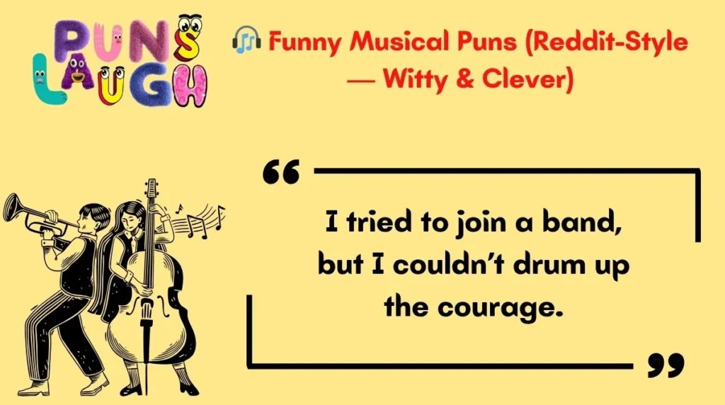  Funny Musical Puns (Reddit-Style — Witty & Clever)