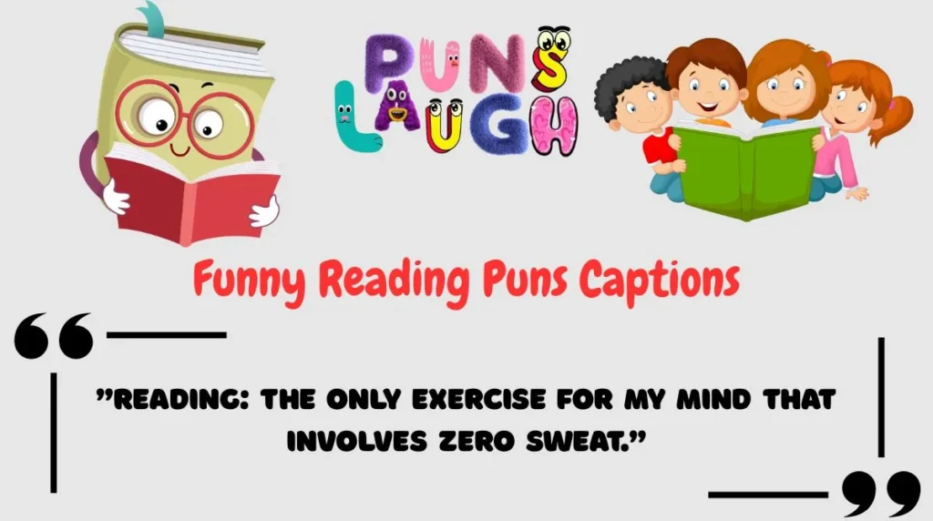 Funny Reading Puns Captions