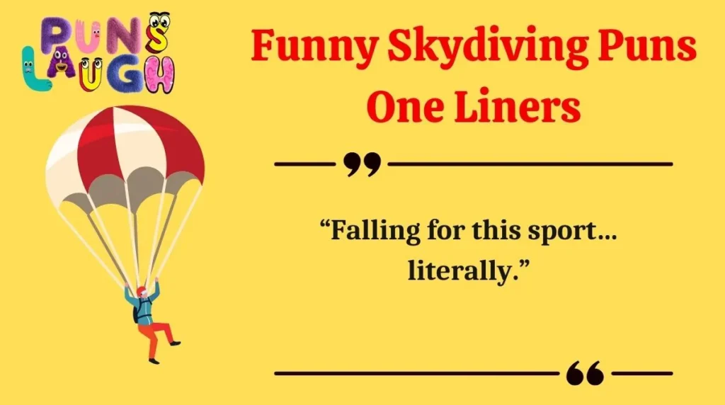Funny Skydiving Puns One Liners