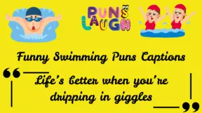 Funny Swimming Puns Captions